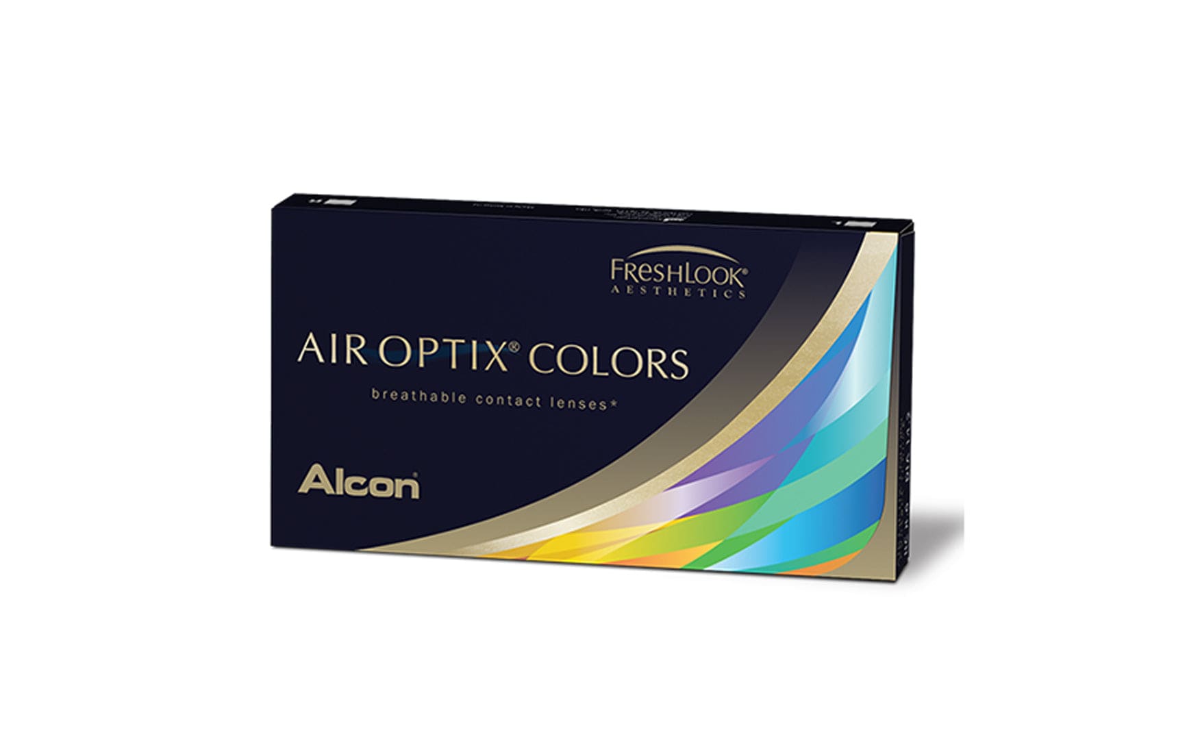 AIR OPTIX COLORS Contact Lenses - Sapphire Blue (2 Lenses, 30-Day Supply) for Daily Wear & Special Occasions