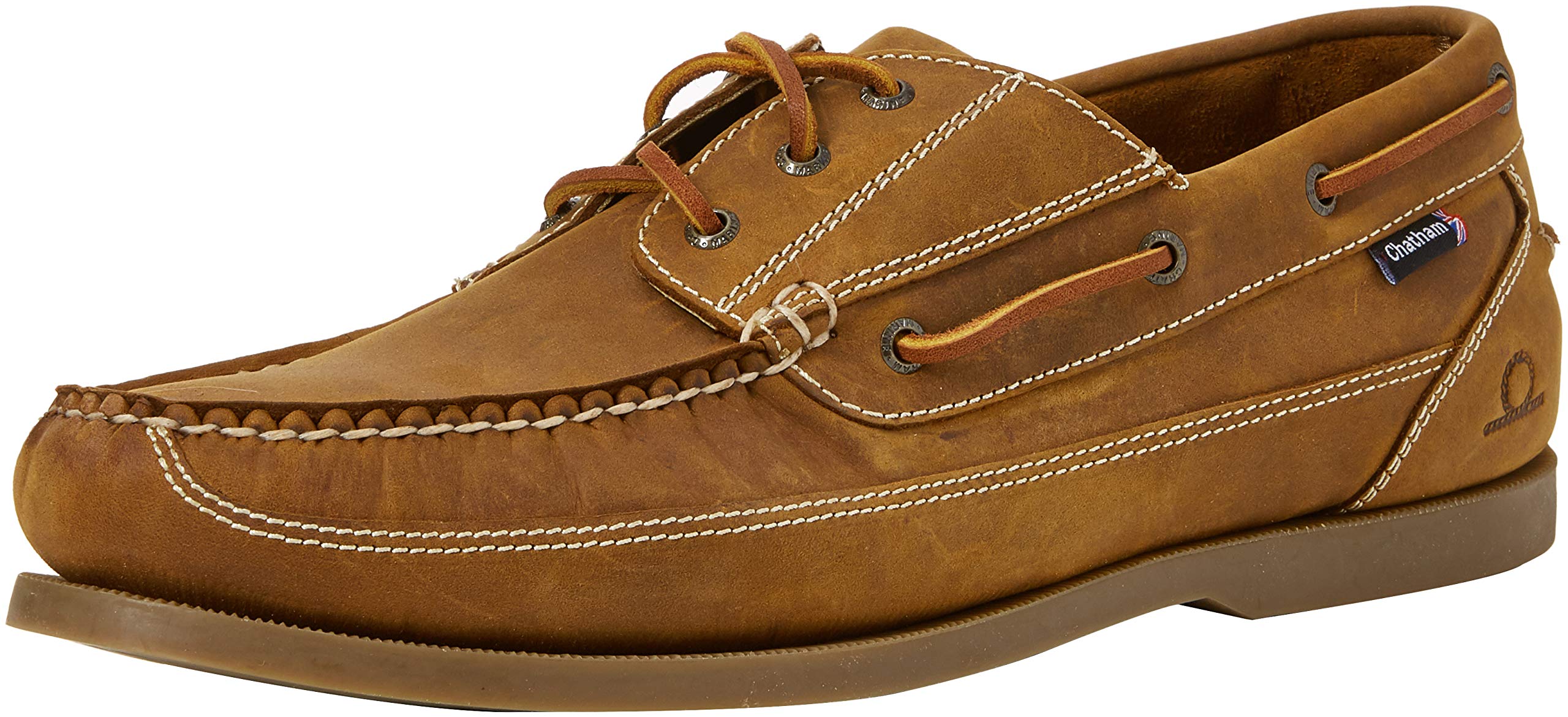 Chatham Men's Rockwell Boat Shoes - Comfortable & Stylish Deck Shoes for Casual Wear, Sailing & Outdoor Activities