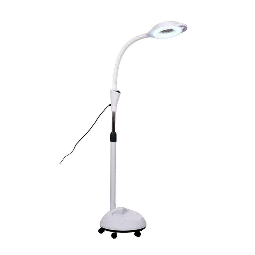 360° Rotating LED Floor Lamp with Dimming & Shadowless Cold Light - Perfect for Beauty Salon, Nail Spa, Tattoo Studio & Home Lighting