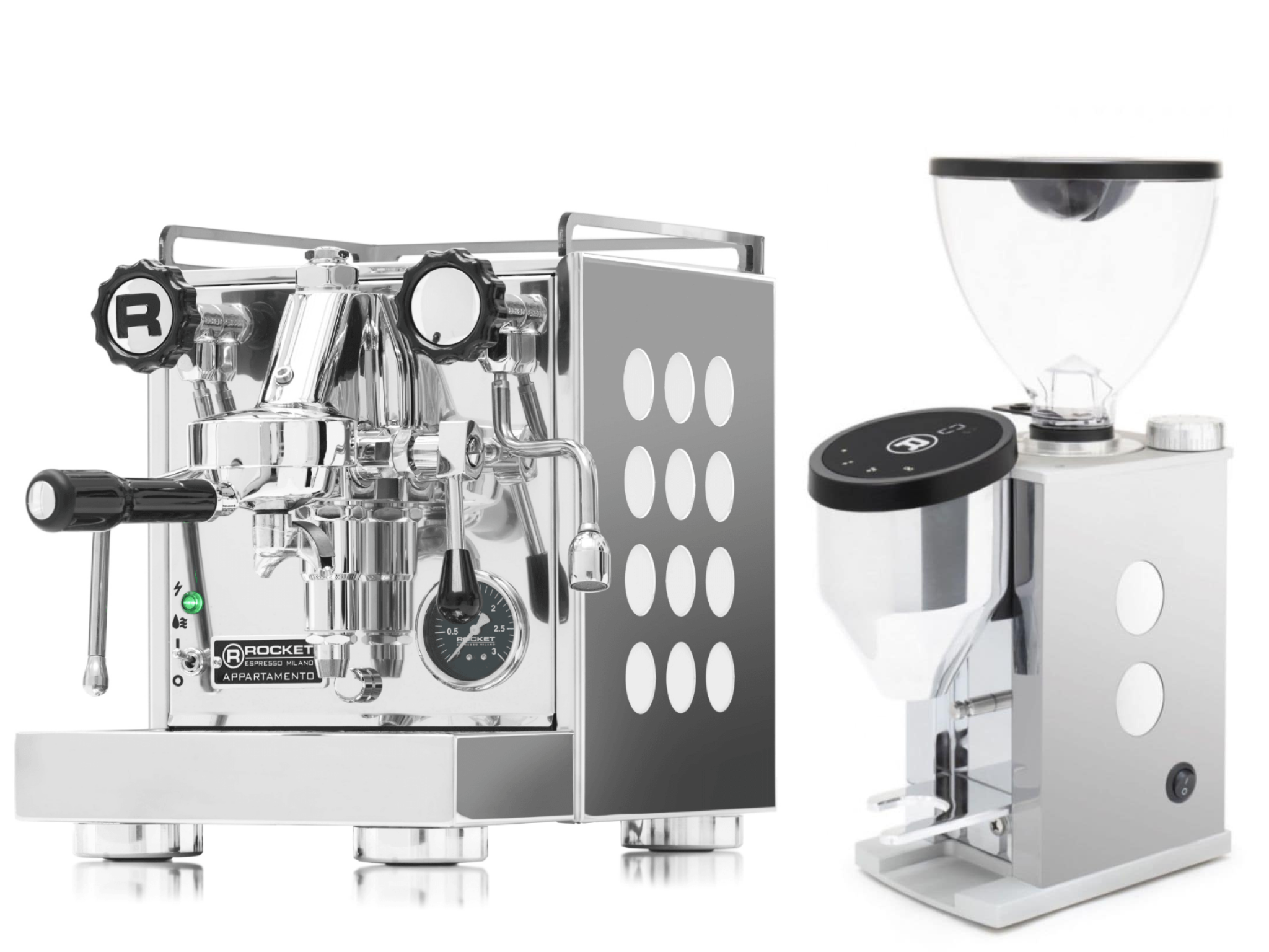 Appartamento + Faustino 3.1 Espresso Machine Bundle - Premium Home Coffee Bar Setup for Coffee Lovers & Baristas