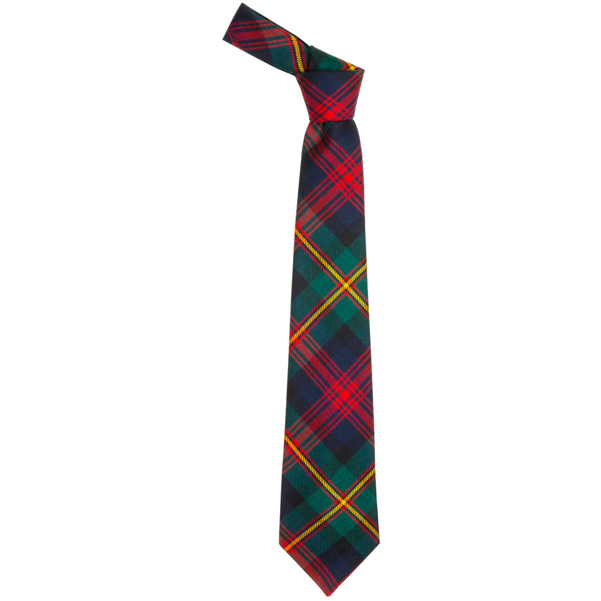 MacLennan Modern Tartan Tie for Men - Premium Wool Necktie - Classic Scottish Plaid Pattern - Perfect for Weddings, Office & Formal Events