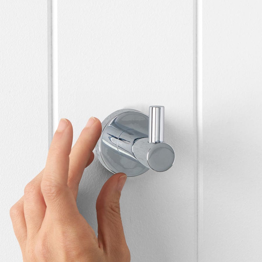 Stainless Steel Robe Hook - Chrome Bathroom Wall Hook for Towels, Robes & Coats - Perfect for Bathroom, Bedroom & Closet Organization