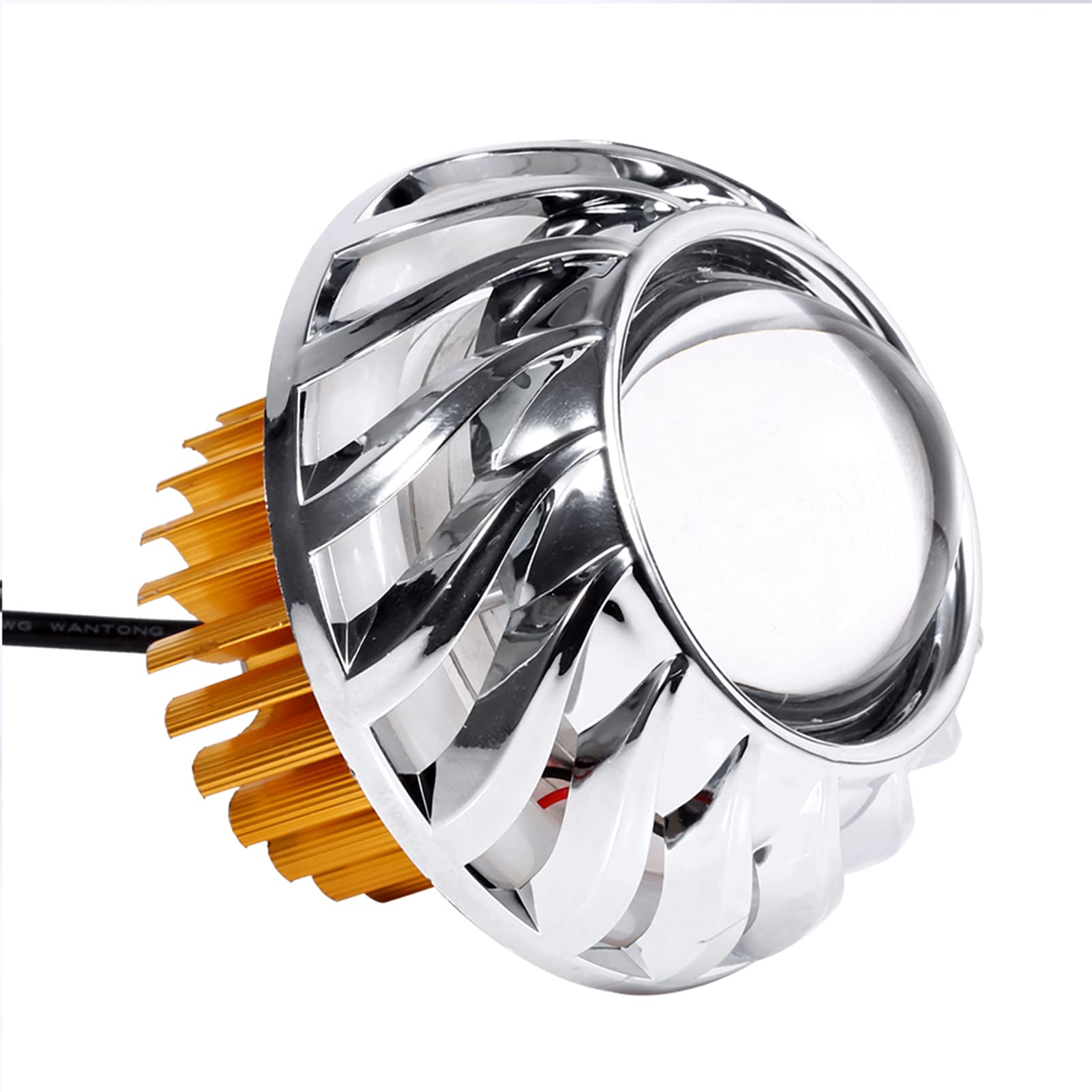 Motorcycle LED Headlight - Angel Devil Eye Spot Light for Night Riding