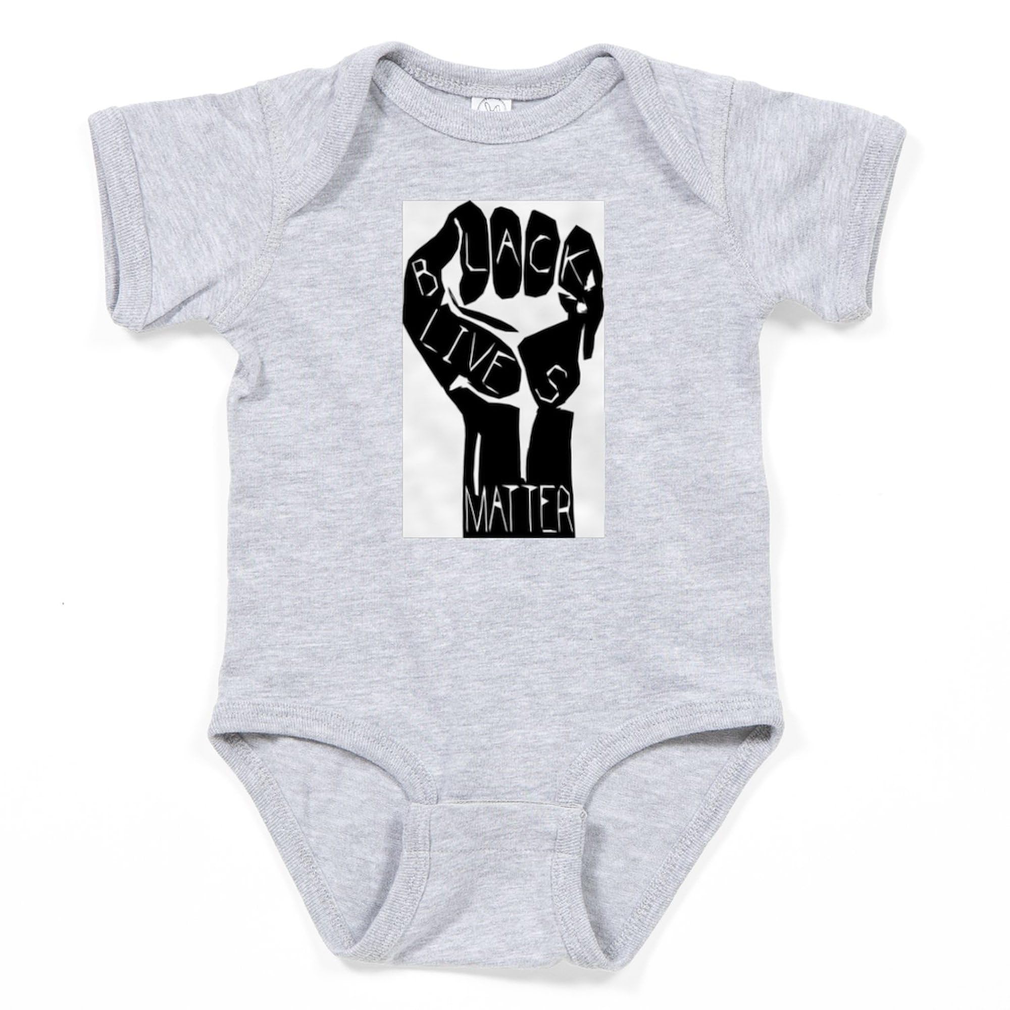 Black Lives Matter Baby Bodysuit - Cute Infant Romper for Boys & Girls | Dark Color | Perfect for Everyday Wear, Playdates & Social Justice Events