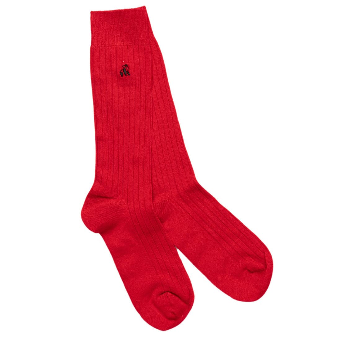 Classic Red Bamboo Socks for Women & Men - Soft Breathable Comfortable Ankle Socks - Perfect for Yoga, Running, and Everyday Wear