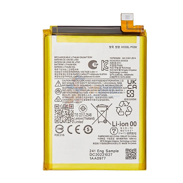 Original Motorola Moto G Stylus 4G/5G 2023 Replacement Battery - 5000mAh High Capacity Extended Life Battery for Moto G Stylus (2023 Models) - Perfect for Gaming, Streaming & Long-Lasting Daily Use