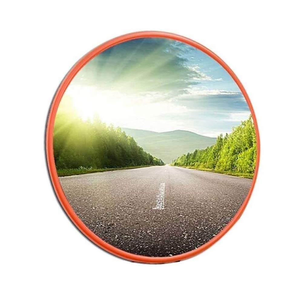 Convex Safety Mirror for Traffic & Security - 180° Wide-Angle Lens for Indoor/Outdoor Use - Ideal for Malls, Parking Lots & Blind Spot Detection