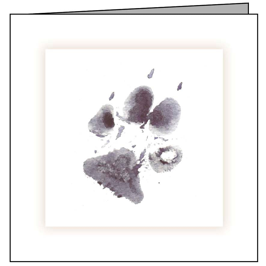 Animal Hospital Sympathy Card with Dog Paw Design - Thoughtful Condolence Gift for Pet Loss | Perfect for Veterinarians, Pet Owners & Grieving Friends
