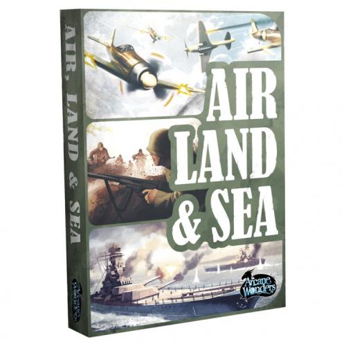 Air, Land & Sea (Revised Edition) - Strategic Board Game for Adults & Families - Perfect for Game Nights, Travel & Parties