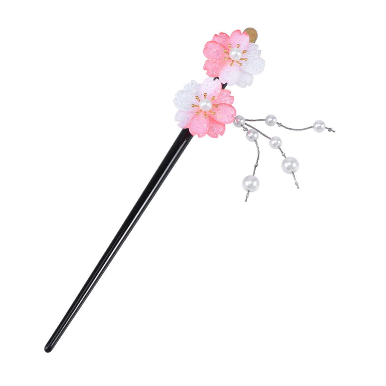 Beavorty Decorative Hair Clips for Women - Japanese Style Hair Sticks, Geisha Hair Accessories & Sakura Hairpins - Acrylic Barrettes for Women - Perfect for Weddings, Cosplay & Everyday Hairstyling