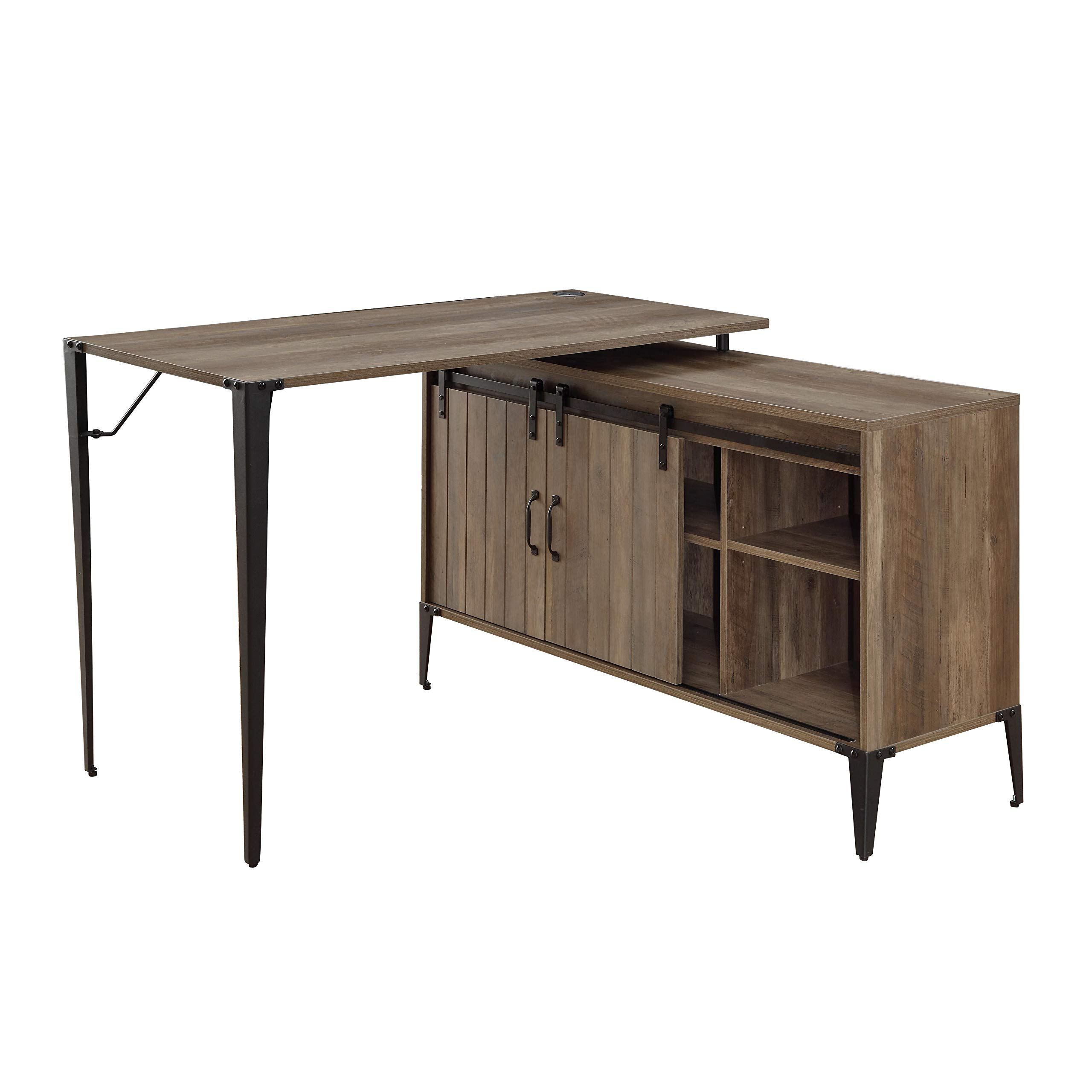 Home Office Computer Desk with Shelves & Organizers for Workspace