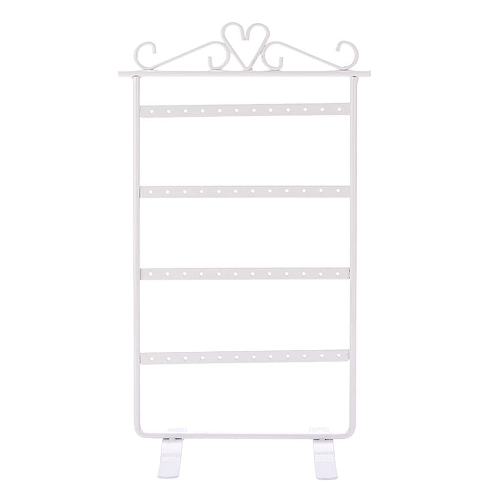 Cabilock 1pc Jewelry Organizer Display - Metal Storage Shelves & Rack for Earrings, Necklaces, Bracelets - Perfect for Bedroom, Closet & Boutique Jewelry Display
