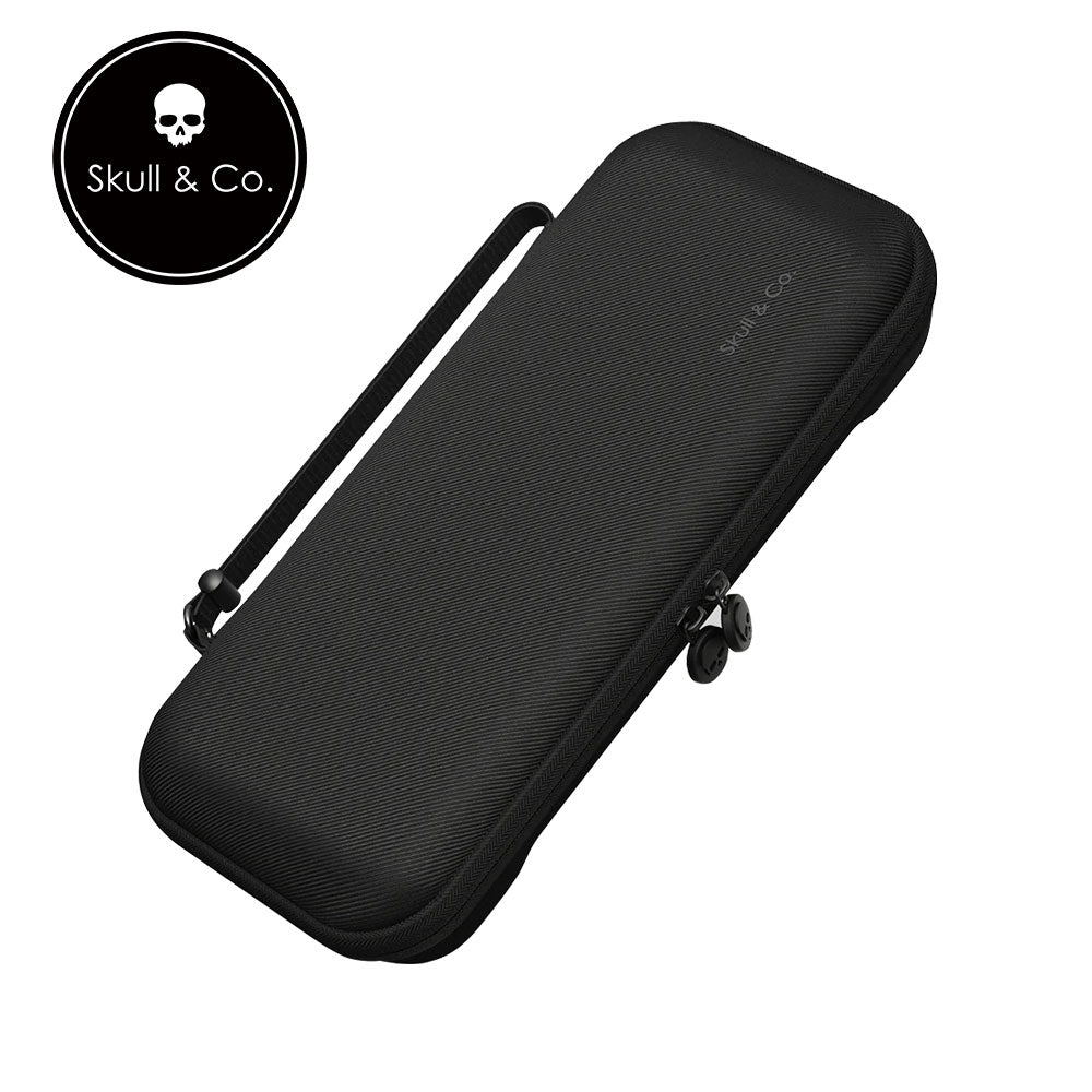 Skull & Co. Slim Carrying Case for Steam Deck - Black Protective Cover | Portable Travel Storage for Steam Deck Console | Perfect for Gaming On-The-Go & Travel Accessories