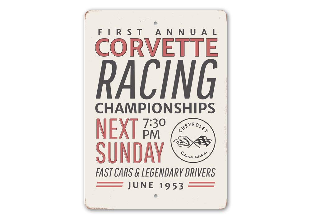 Corvette Racing Championships Aluminum Sign - 12