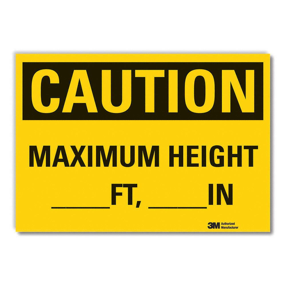 High Visibility Reflective Warning Labels 5x7 Inches - Perfect for Safety Signs, Hazard Markings & Workplace Caution Labels