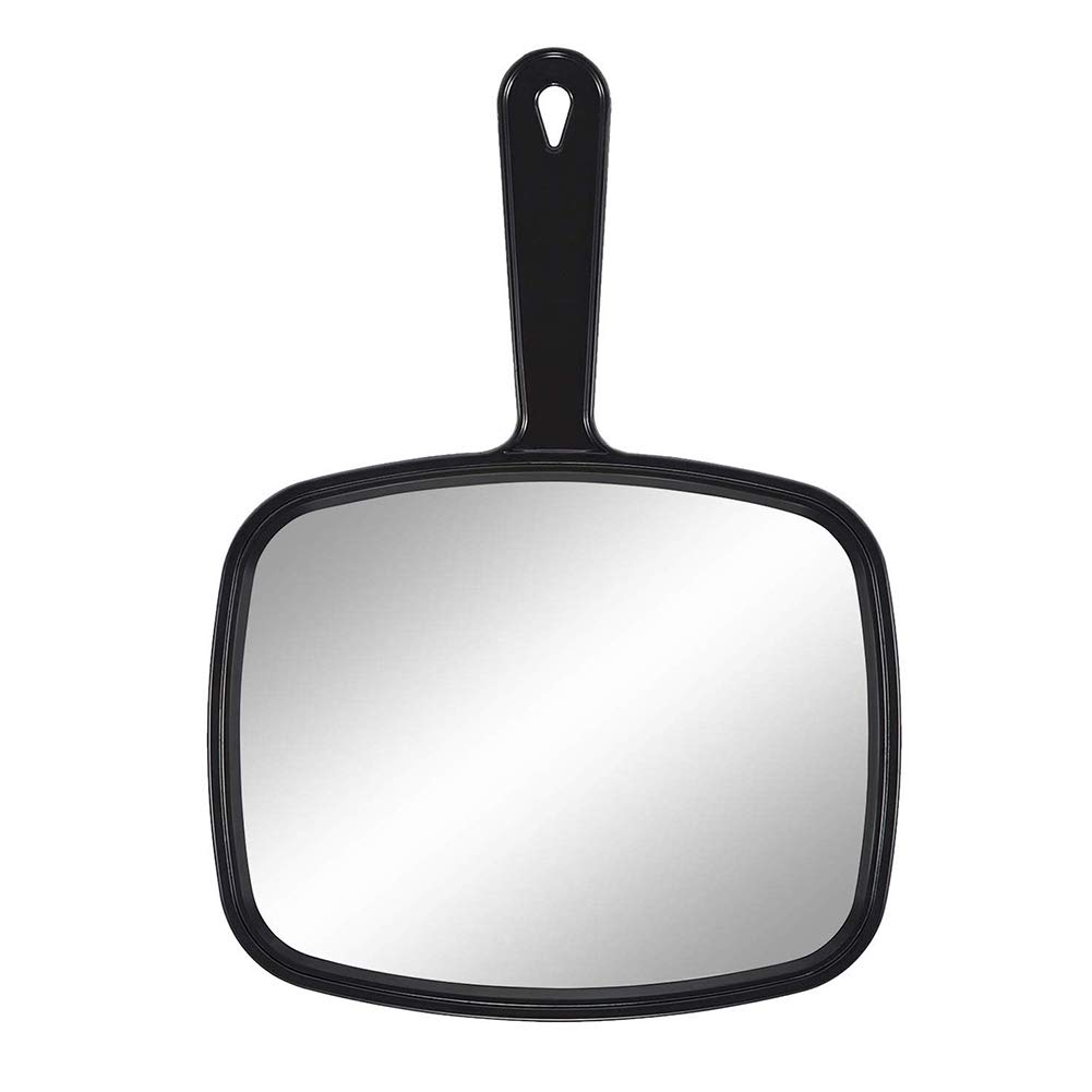 Professional Handheld Hairdressing Mirror - Salon & Barber Styling Tool with Handle for Women & Girls - Perfect for Home, Salon, and Travel Use
