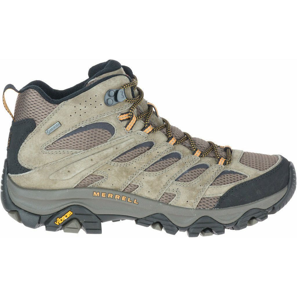 Merrell Moab 3 Mid GORE-TEX® Waterproof Hiking Boots for Men - Durable Outdoor Footwear for Trail Walking, Backpacking & Mountain Adventures