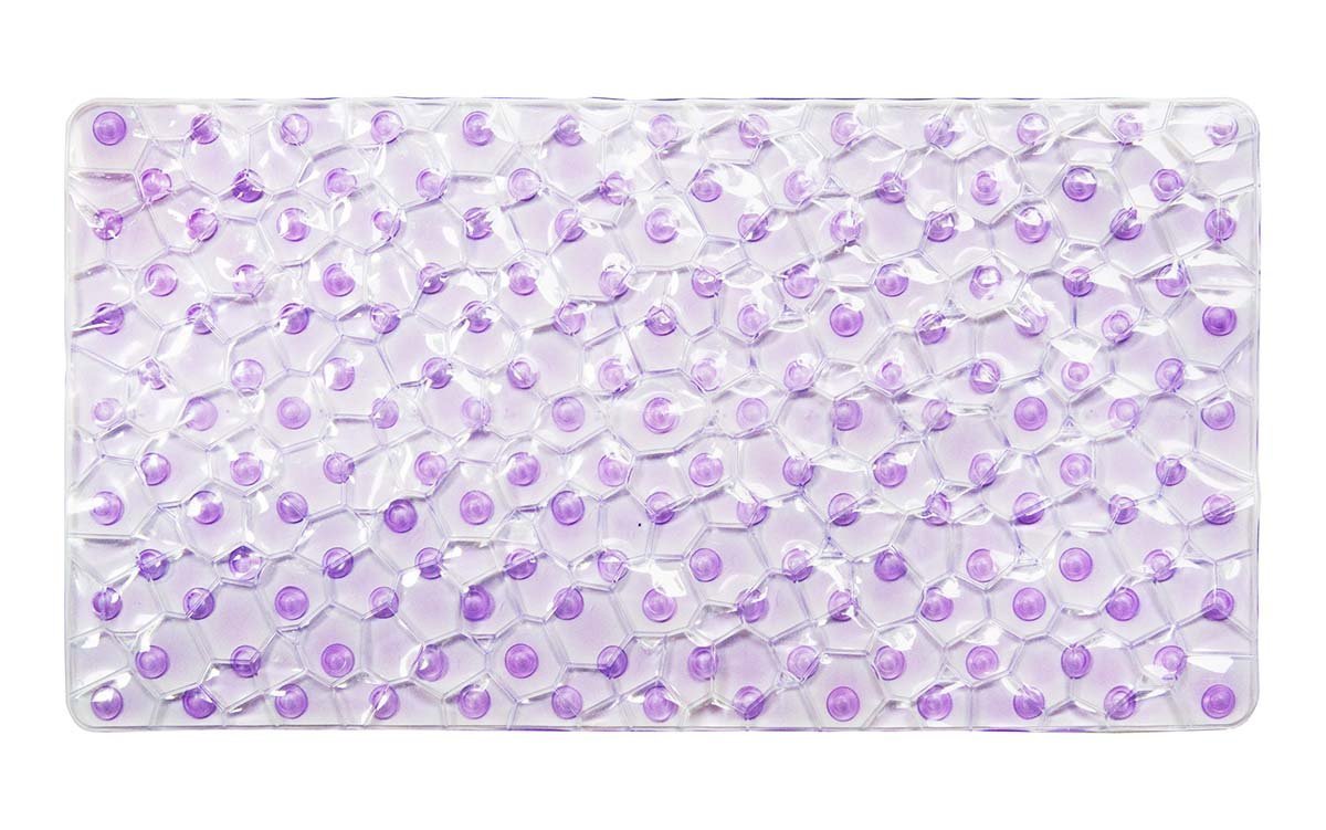 Non-Slip Bathtub Mat 27x15 Inches - Machine Washable Shower Mat with Strong Suction Cups for Smooth Tubs | Bathroom Safety for Kids & Elderly | Perfect for Shower Stall & Bathtub