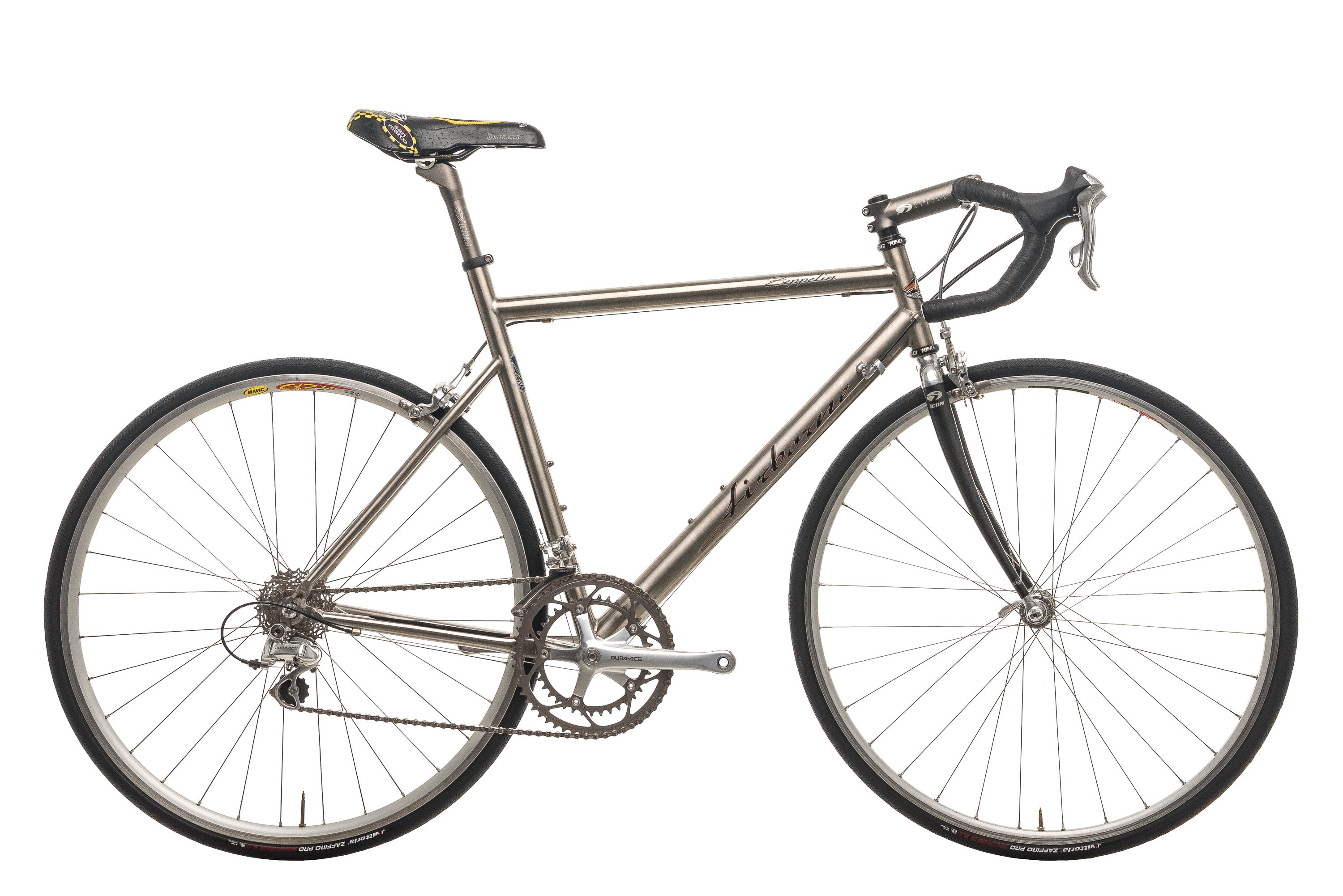 Premium Titanium Road Bike - Airborne Zeppelin 2000 Series (Large Frame) | Lightweight & Durable for Racing, Commuting & Long-Distance Cycling