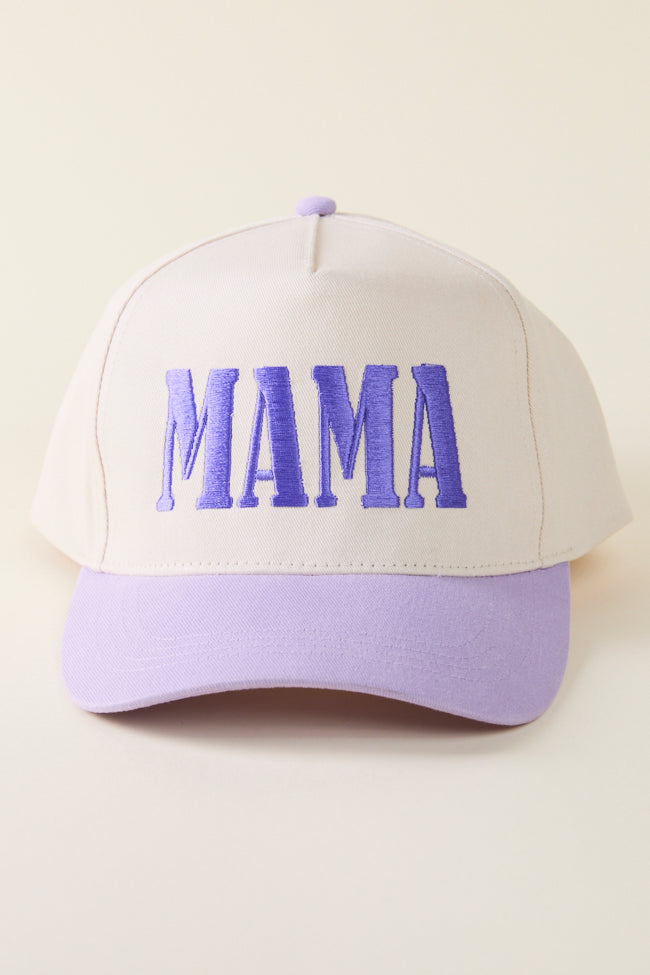 Trendy Mama Lavender Trucker Hat for Women - Adjustable Snapback Cap with Breathable Mesh Back - Perfect for Outdoor Activities, Concerts & Summer Fashion