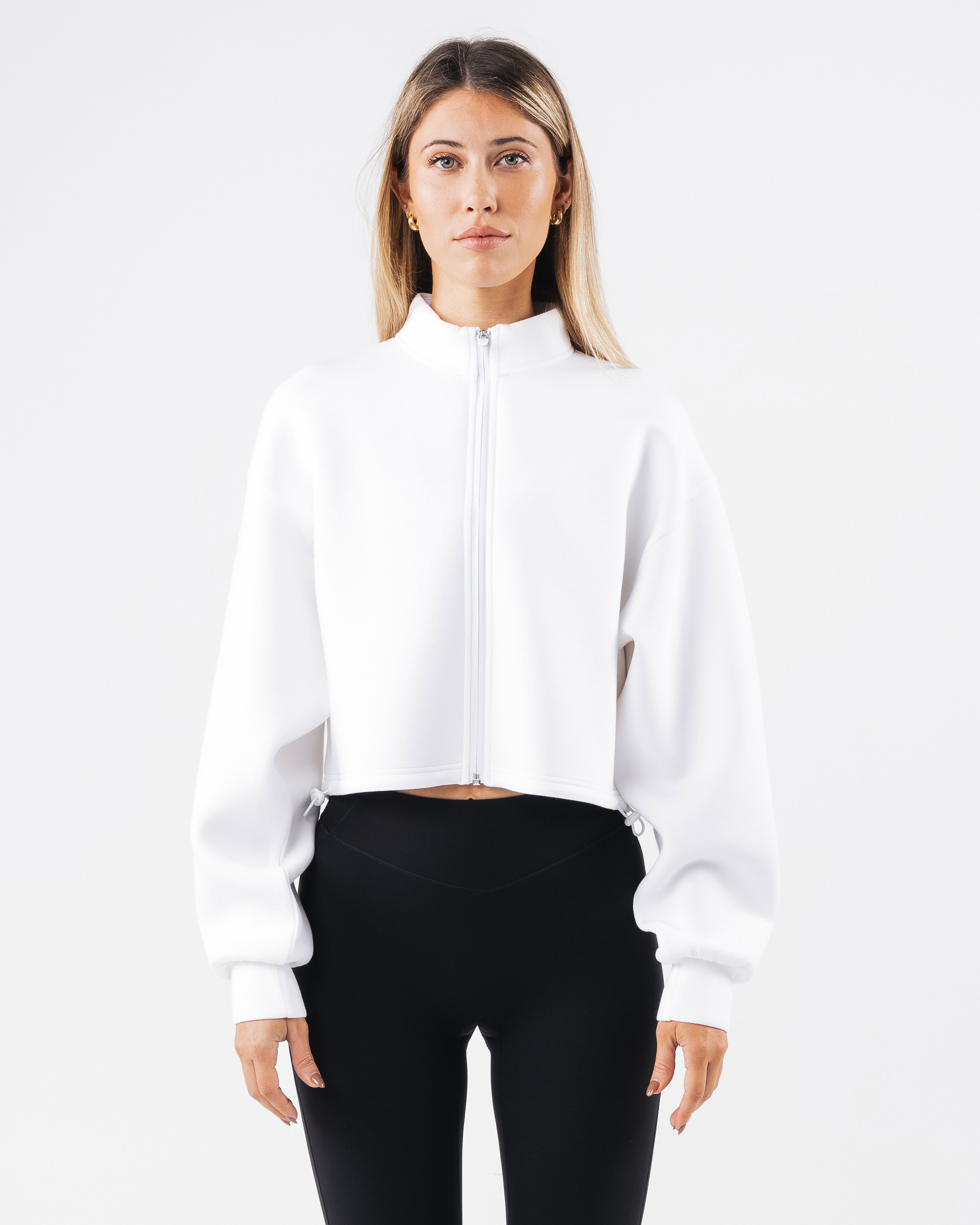 ELMTS Lightweight Waterproof Jacket for Men & Women - White - Perfect for Hiking, Running & Outdoor Activities