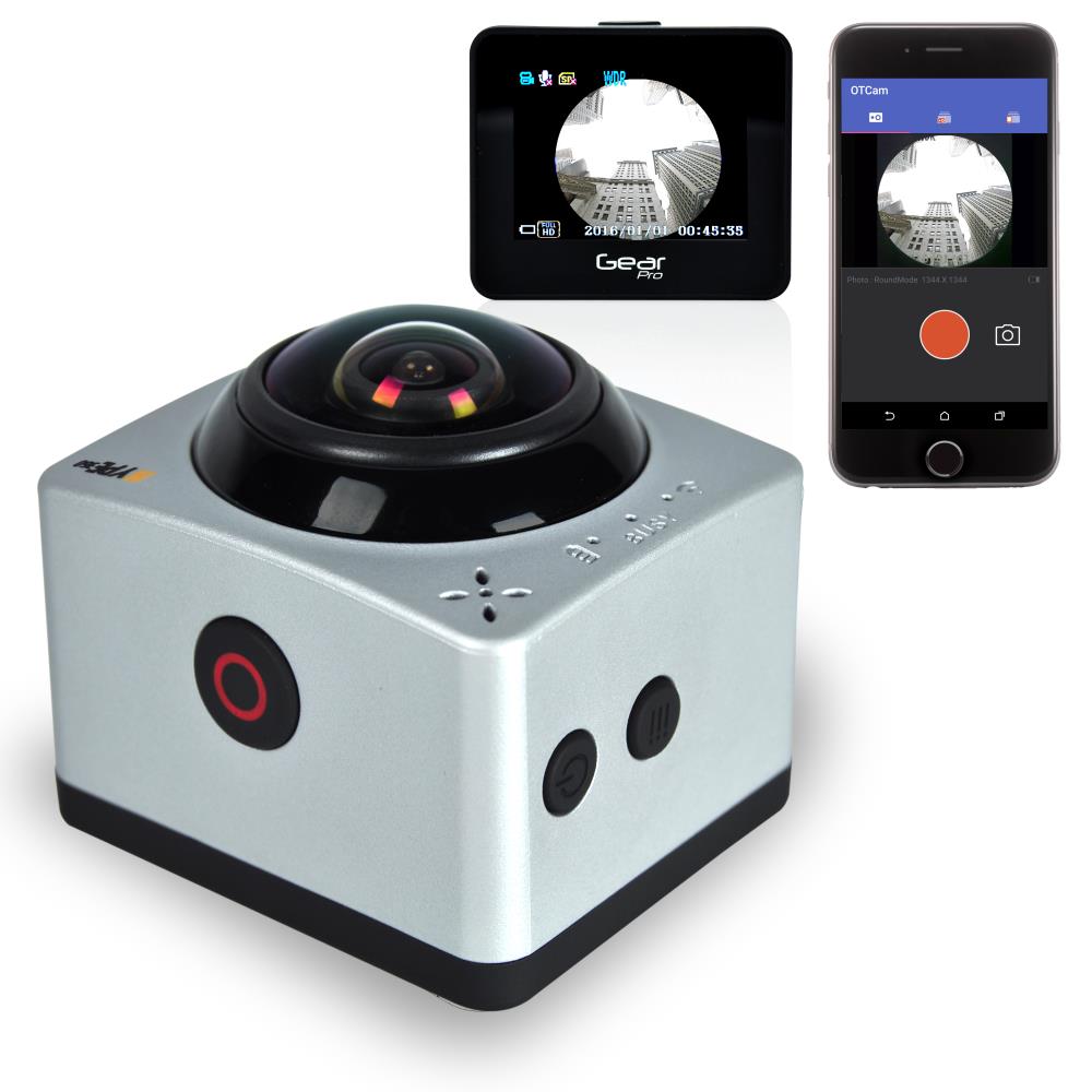 Hype 360 Cam - 1080P HD Panoramic Camera for Vlogging, Travel & Action Shots | 360 Degree Video & Photo Capture for YouTube, Social Media & Virtual Tours