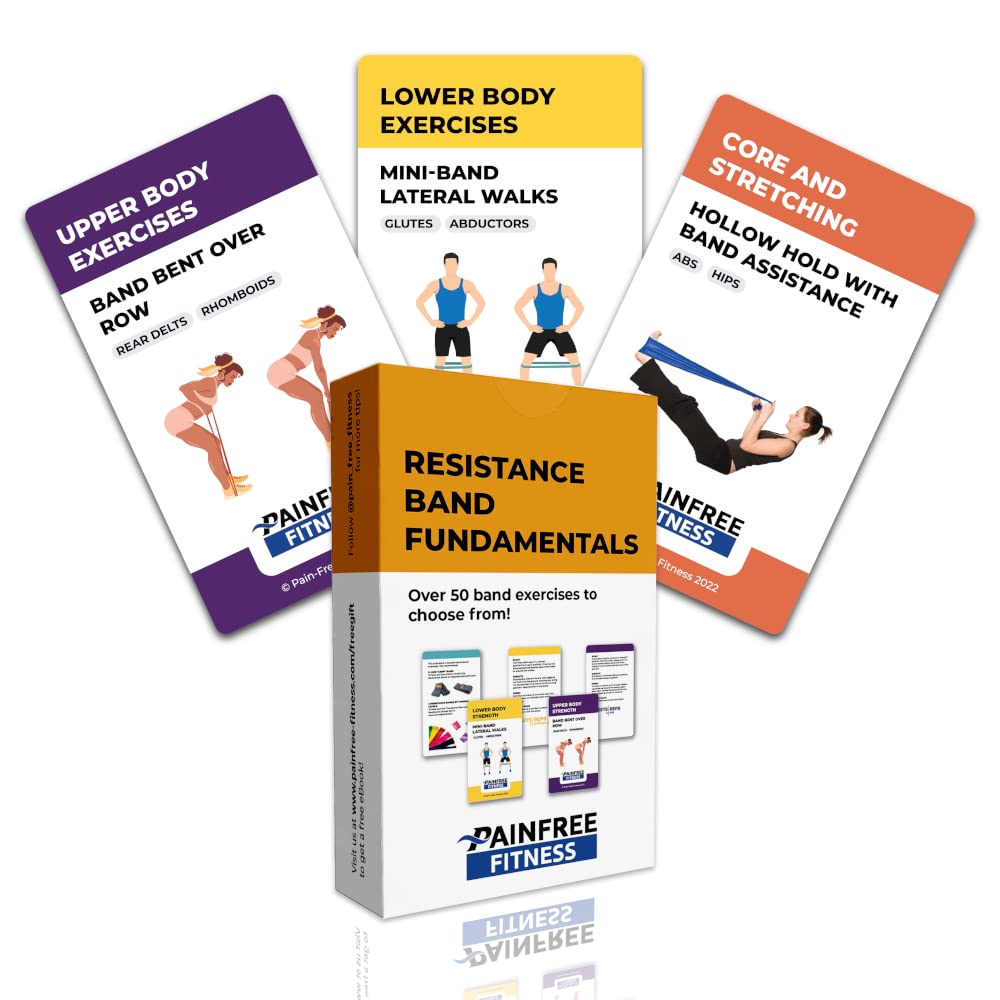 Exercise Flash Cards - 50 Workout Cards Deck for Home & Gym - Fitness Training Cards for Women & Men - Perfect for HIIT, Yoga & Strength Training