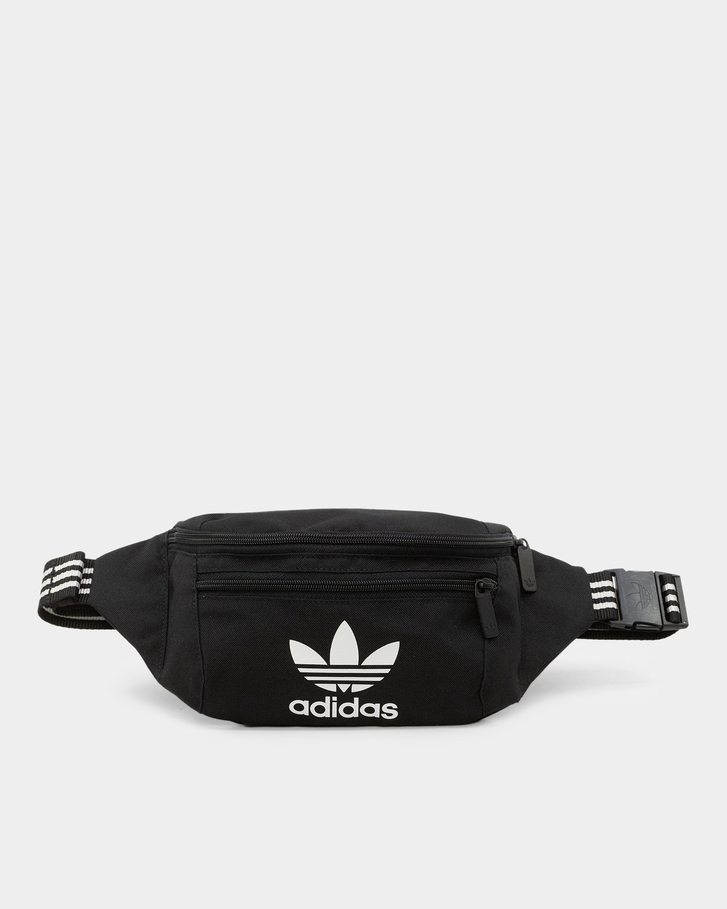 Adidas Adicolor Classic Waist Bag - Black Crossbody Fanny Pack for Men & Women - Perfect for Running, Travel, Gym & Outdoor Activities