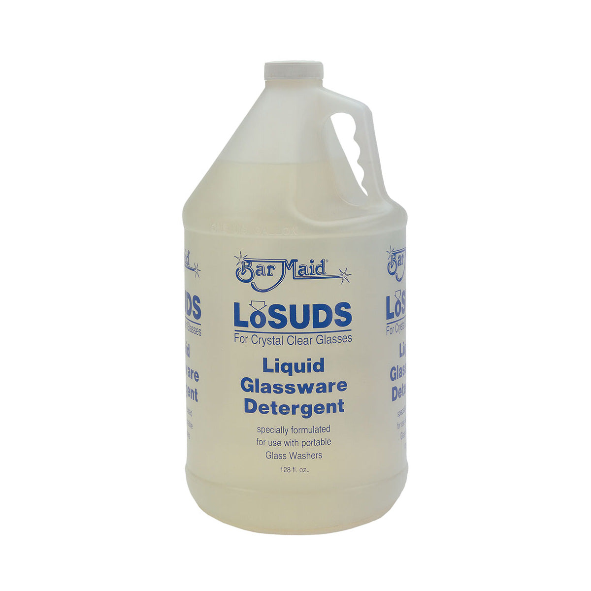 Bar Maid DET 200 Low Suds Commercial Dishwasher Detergent, 1 Gallon - Ideal for Restaurants, Catering & High-Volume Dishwashing