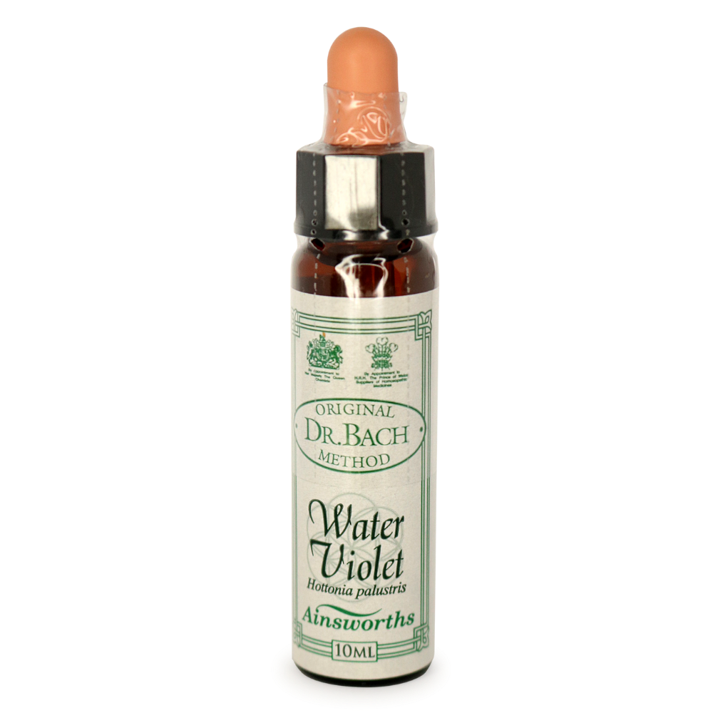 Ainsworths Bach Flower Remedies Water Violet - Natural Stress Relief & Emotional Balance for Home, Work & Travel