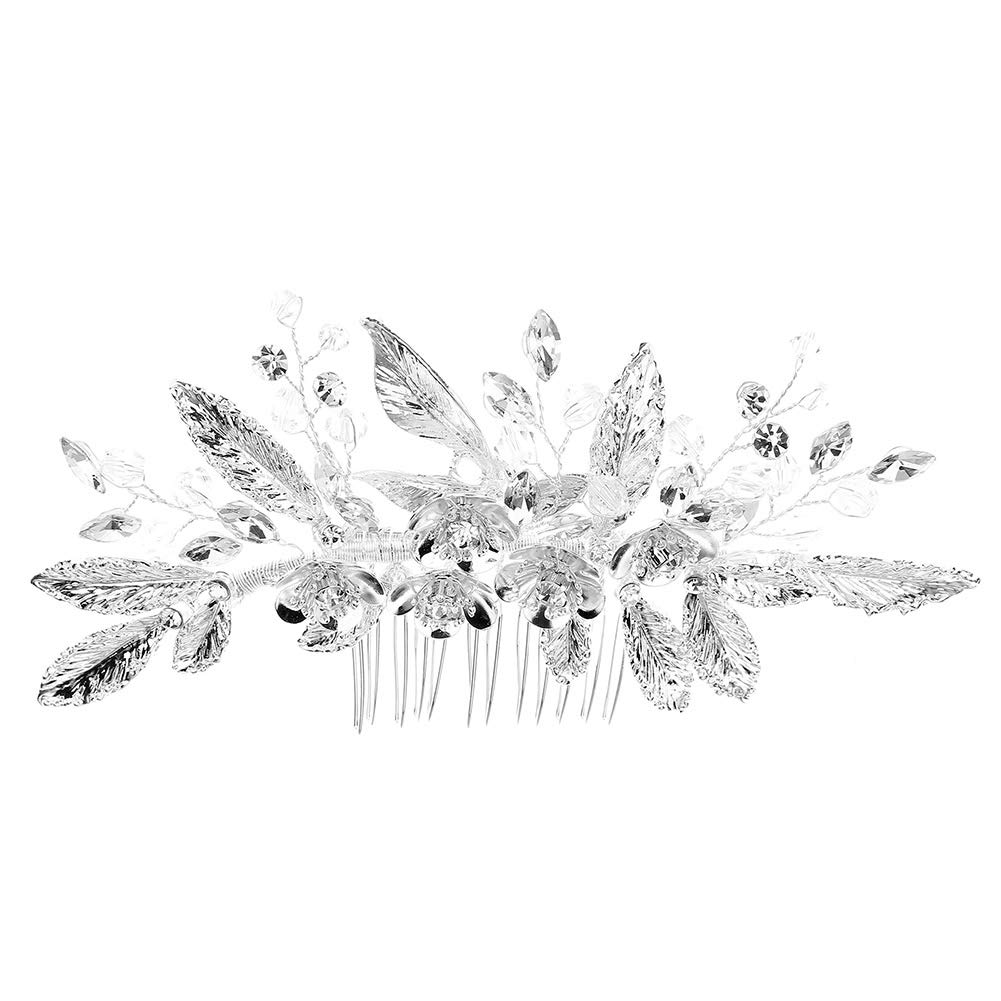Pearl Bridal Hair Comb with Rhinestones - Wedding Hair Accessories for Women & Girls - Perfect for Brides & Special Occasions