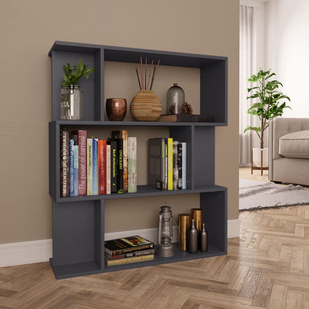 iFCOW Gray Book Cabinet & Room Divider - 31.5
