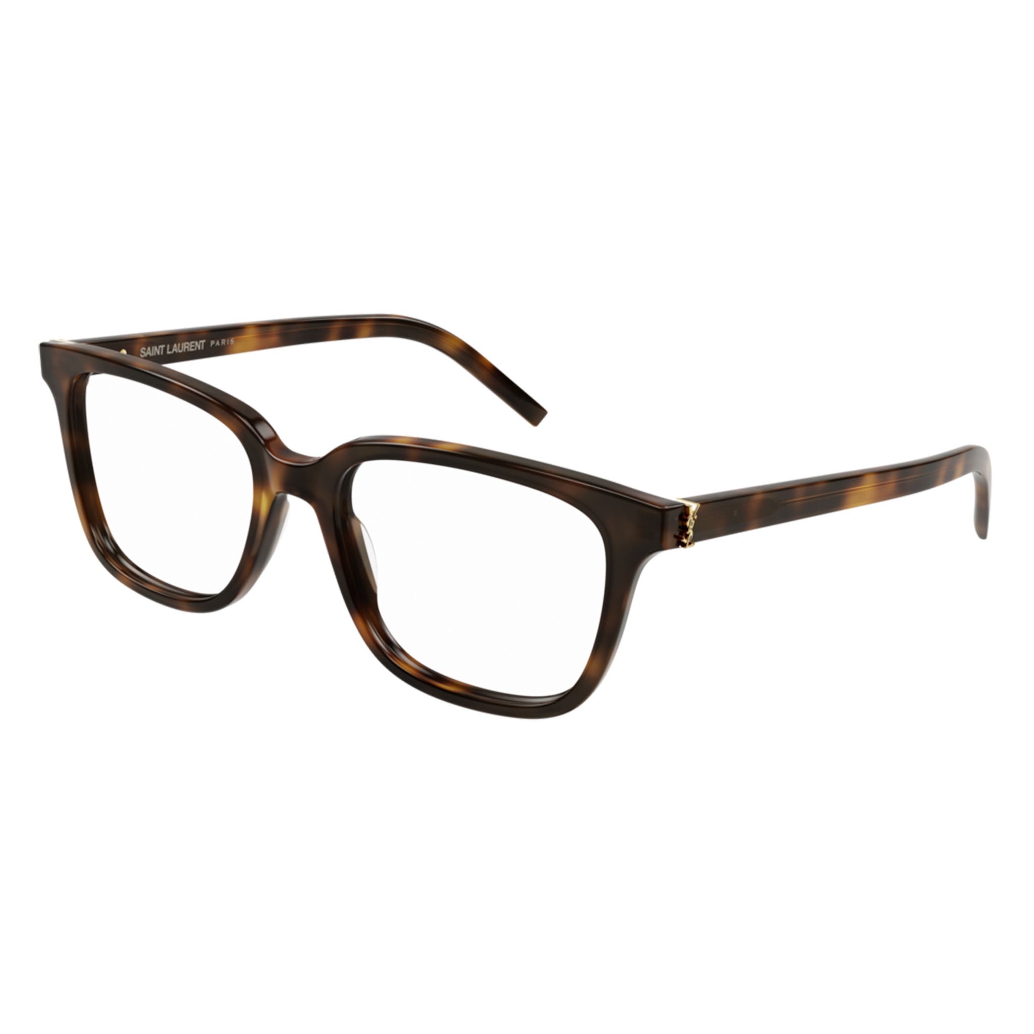 Saint Laurent SL M 110 Havana 55mm Optical Sunglasses - Classic Brown Tortoise Frame for Men | Perfect for Summer Outfits & Beach Vacations