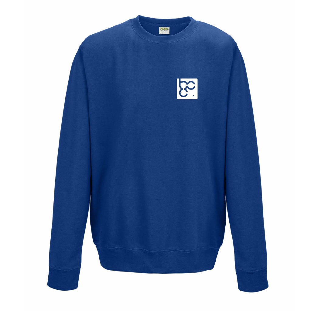Men's Bootcamp Coach Sweatshirt V2 - Royal Blue Athletic Pullover for Gym Training & Casual Wear