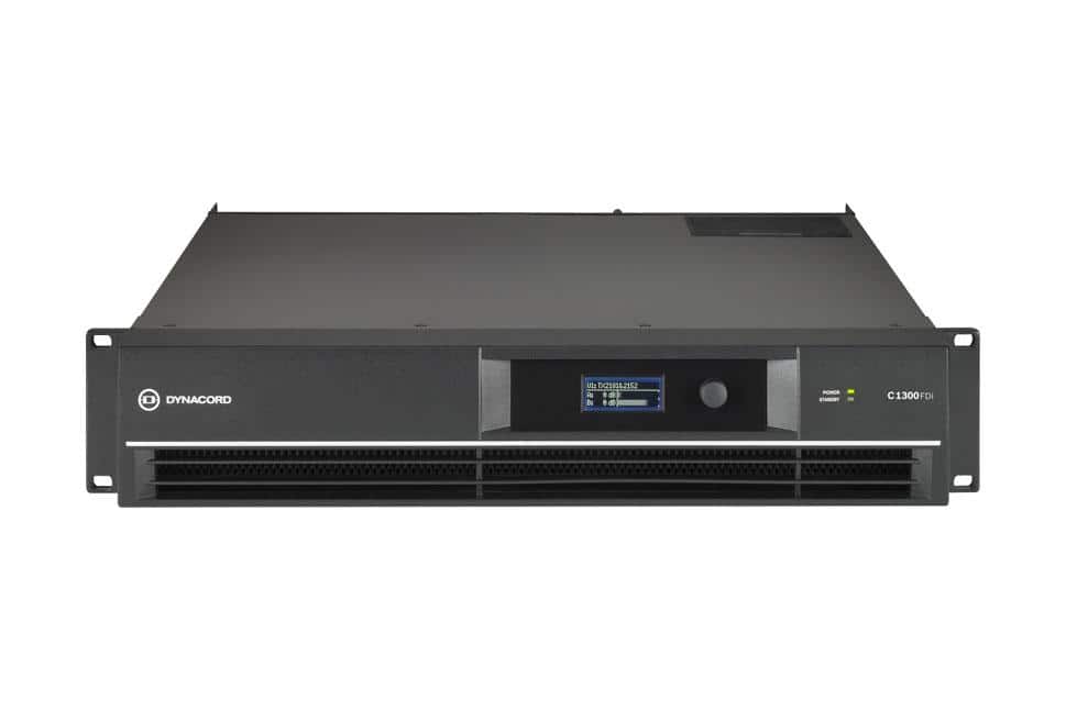 Dynacord C1300FDi Professional DSP Power Amplifier - 1300W High-Performance Audio Amplifier for Live Sound, DJ Gigs & Studio Recording