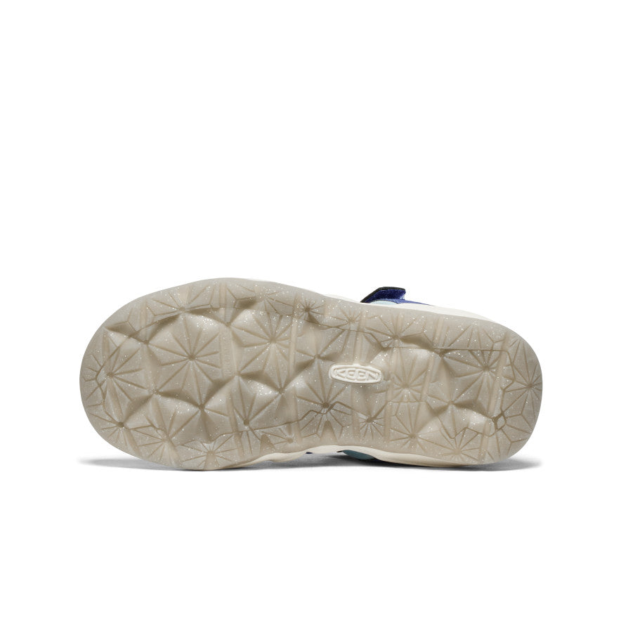 Little Kids' Moxie Sandal - Comfortable & Stylish Toddler Shoes in Skipper Blue & Giggle Pink | Perfect for Playtime, Beach & Everyday Wear