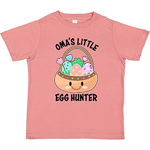 Inktastic Omas Little Egg Hunter Toddler T-Shirt - Cute Easter Egg Hunting Outfit for Boys & Girls - Perfect for Easter Celebrations, Spring Festivals & Family Gatherings