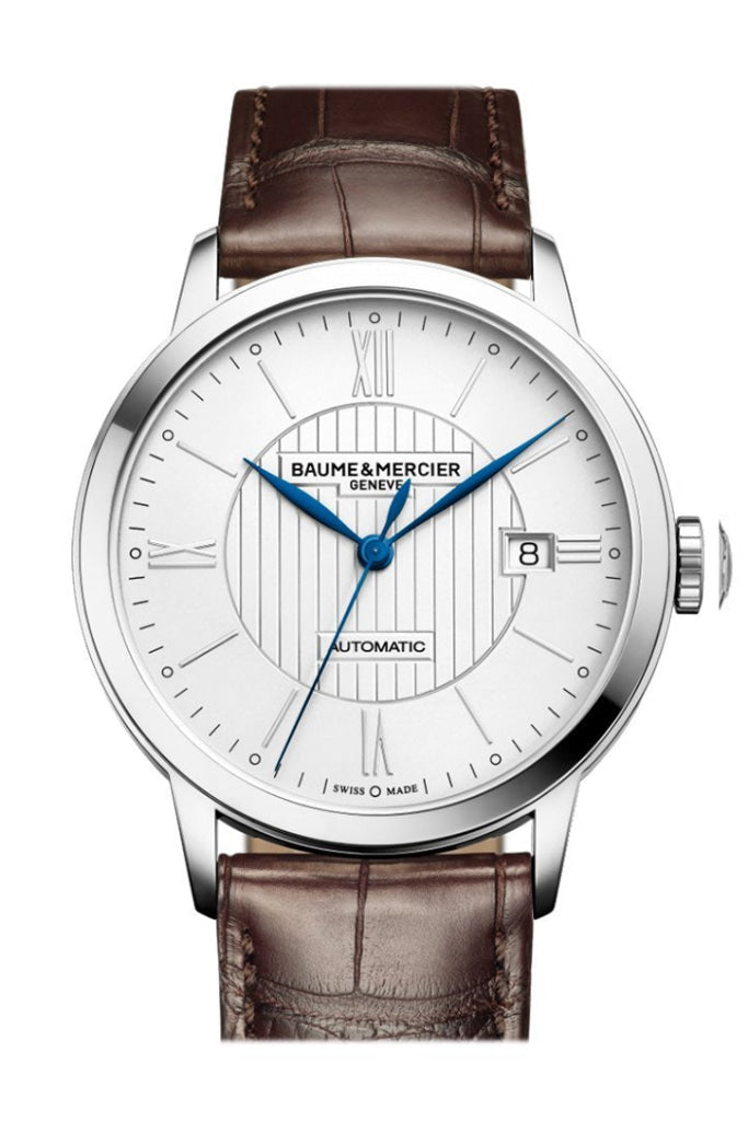 Baume & Mercier Classima Men's Luxury Watch 10214 - Stainless Steel Automatic Dress Watch for Business & Formal Occasions