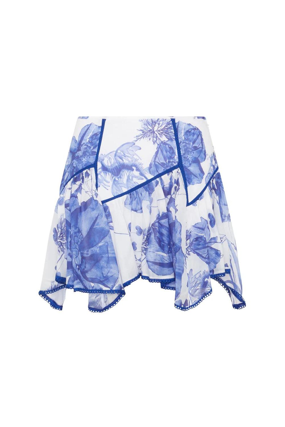 Stylish Surf Blue Short Skirt for Women - Comfortable & Trendy Summer Skirt for Beach, Casual Outings & Vacation Wear