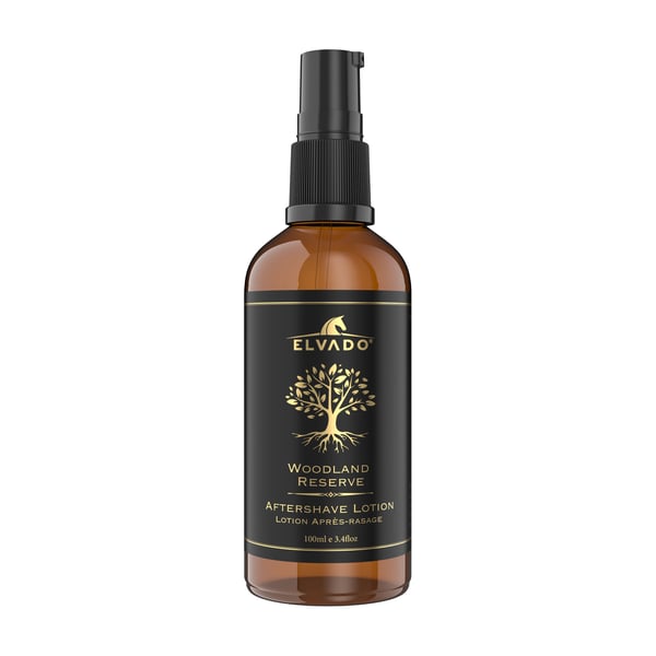Elvado Grooming Woodland Reserve After Shave Lotion for Men - Natural Post Shave Moisturizer with Soothing Aloe Vera - Perfect for Daily Shaving Routine & Sensitive Skin Care