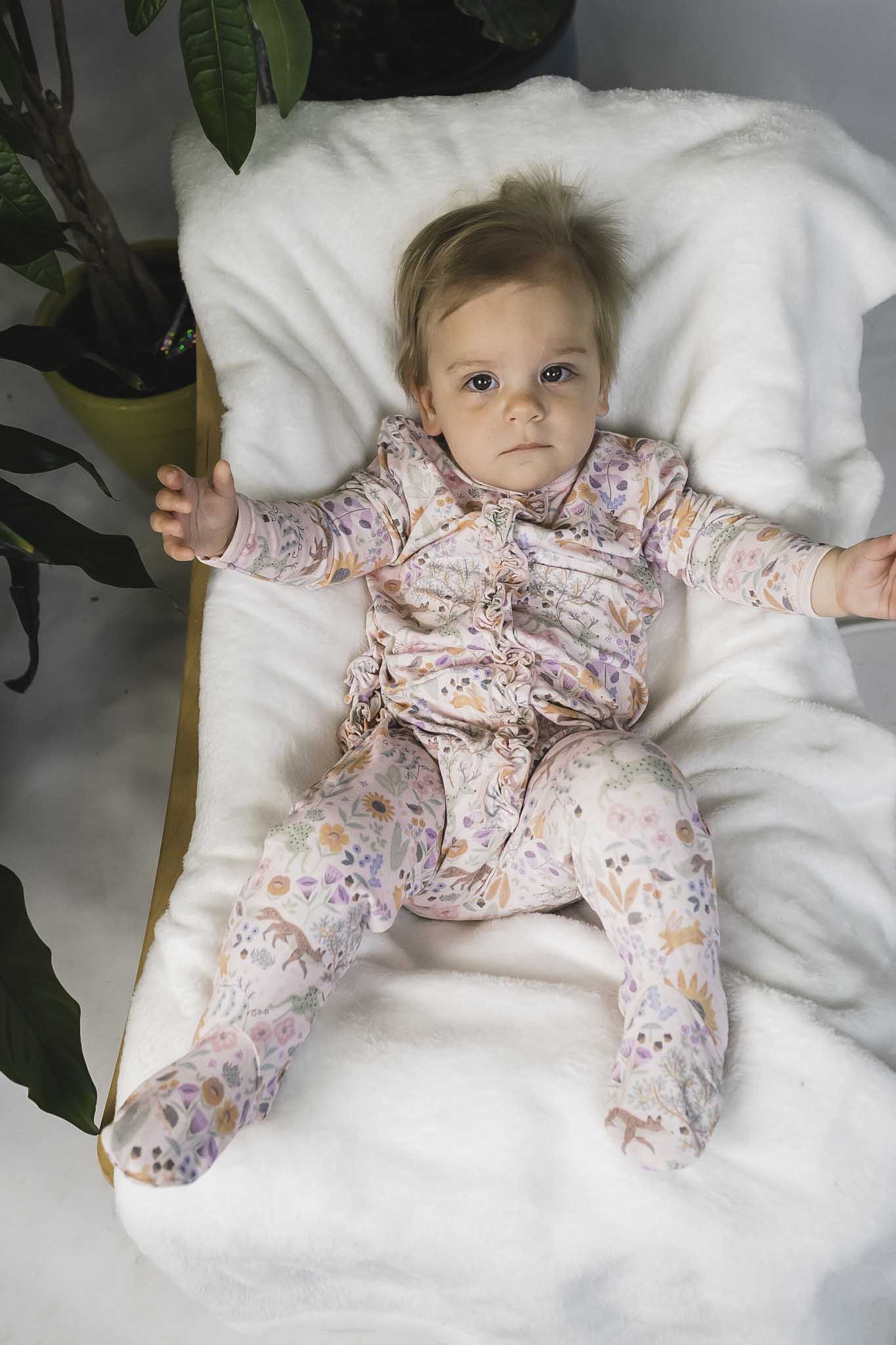 Garden Of Dreams Magnetic Footie for Baby Girls - Soft & Comfortable Baby Socks with Magnetic Closure - Perfect for Newborns, Infants & Toddlers at Home, Daycare or Outdoor Adventures