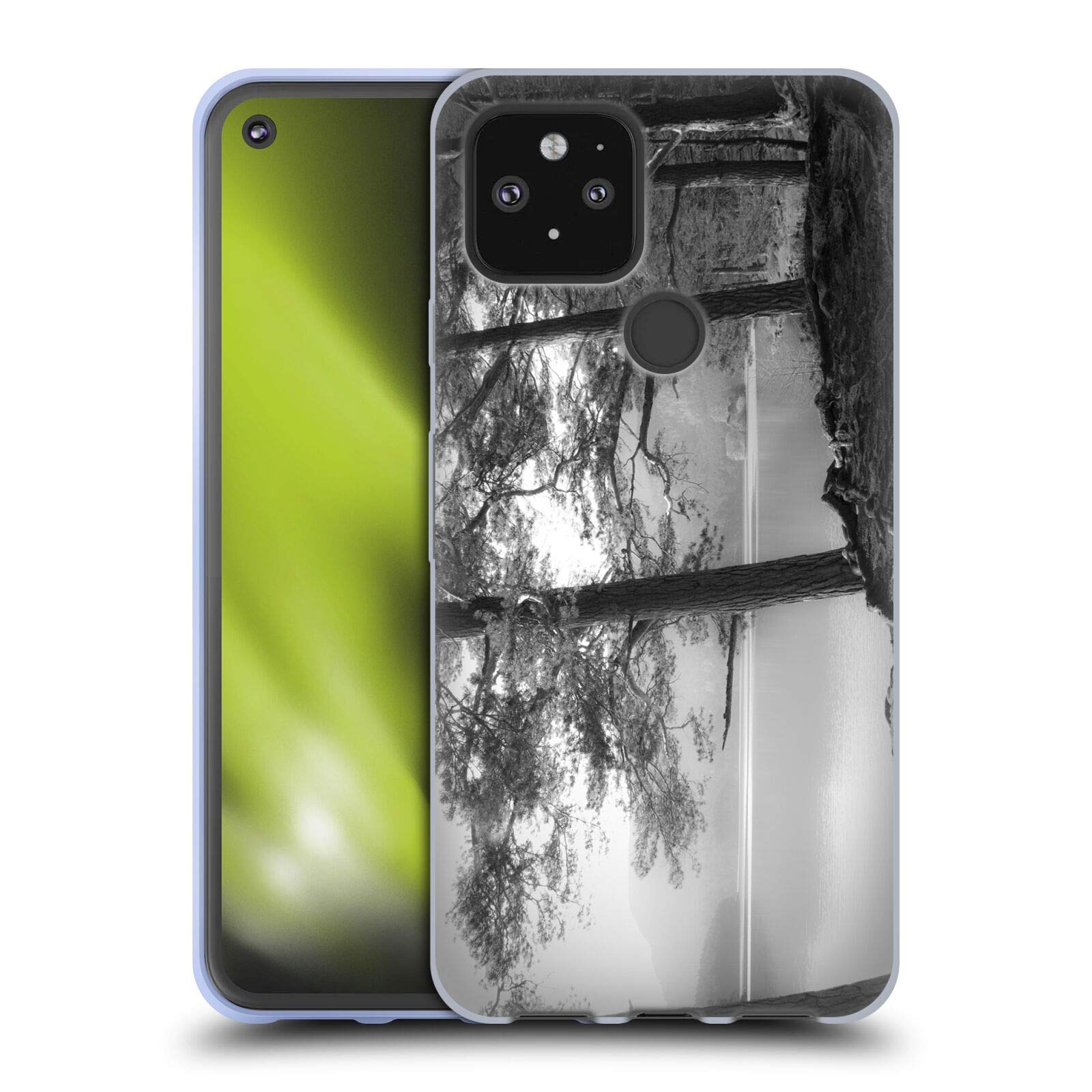 Head Case Designs Dorit Fuhg Loch an Eilein Travel Stories Soft Gel Case for Google Pixel 5 5G - Protective Cover for Everyday Use & Travel Adventures