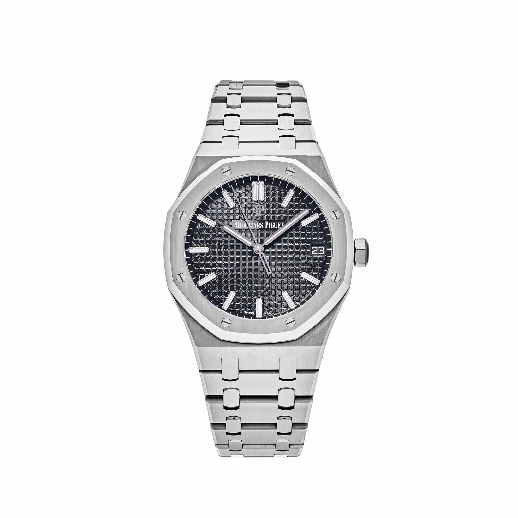 Audemars Piguet Royal Oak 15500ST.OO.1220ST.03 Automatic Men's Watch - Stainless Steel Case, Black Dial, Self-Winding Movement (Pre-2022) - Luxury Timepiece for Business, Formal Events & Collectors
