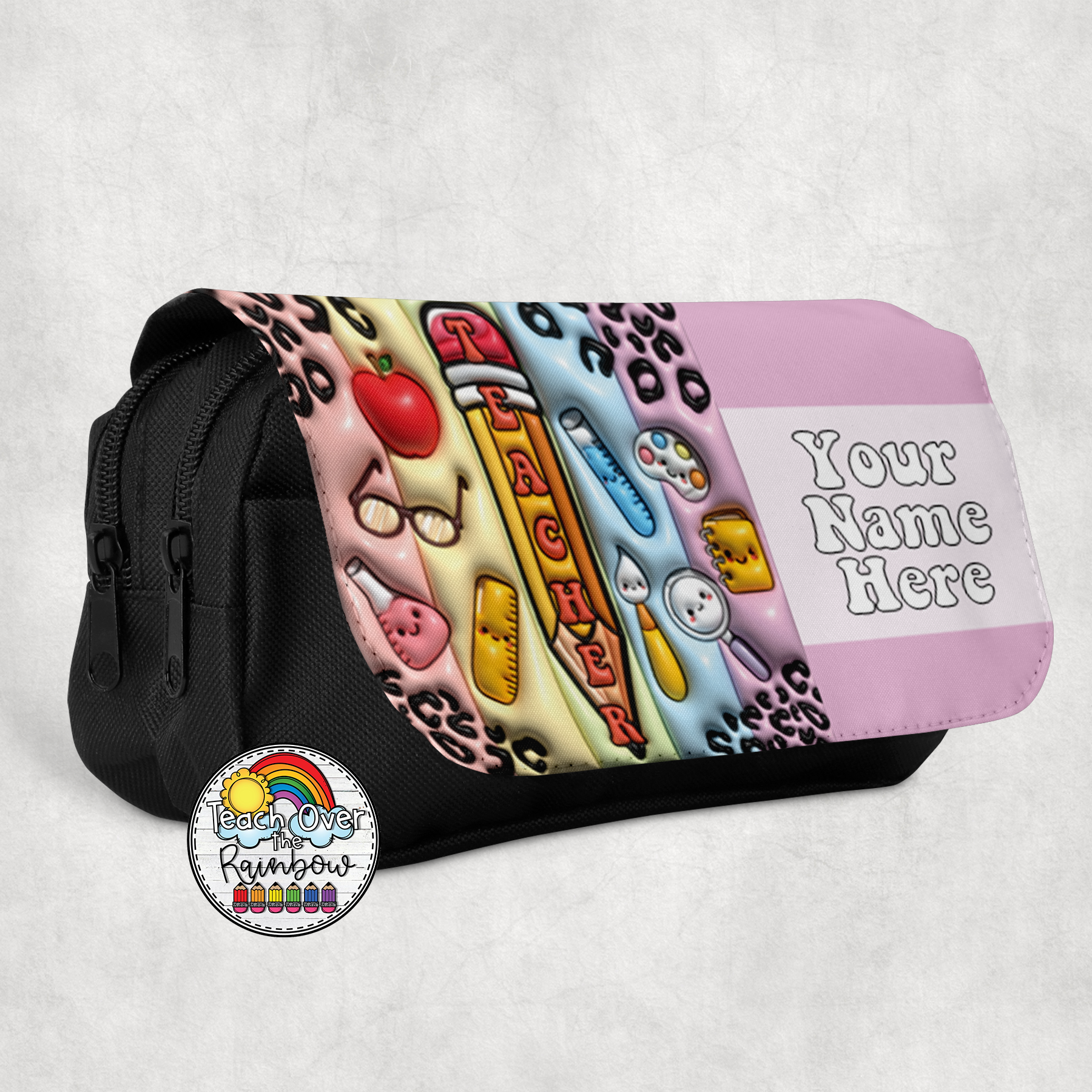 Large Teacher Pencil Bag - Durable School Supply Organizer for Classroom, Office & Home Use | Perfect for Teachers, Students & Professionals