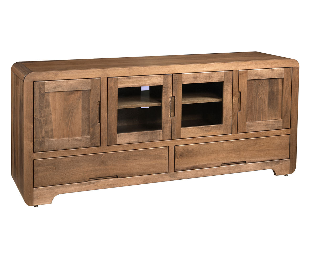 Europa 70 Console Table - Mid-Century Modern Wooden Entryway Sofa Table for Living Room, Hallway & Home Decor