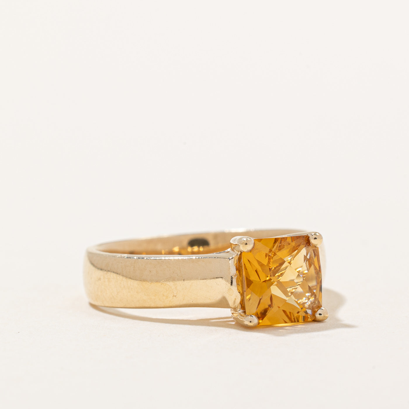 1.50ct Natural Citrine Cocktail Ring for Women - Size 7 | Elegant Statement Jewelry for Parties, Weddings & Special Occasions