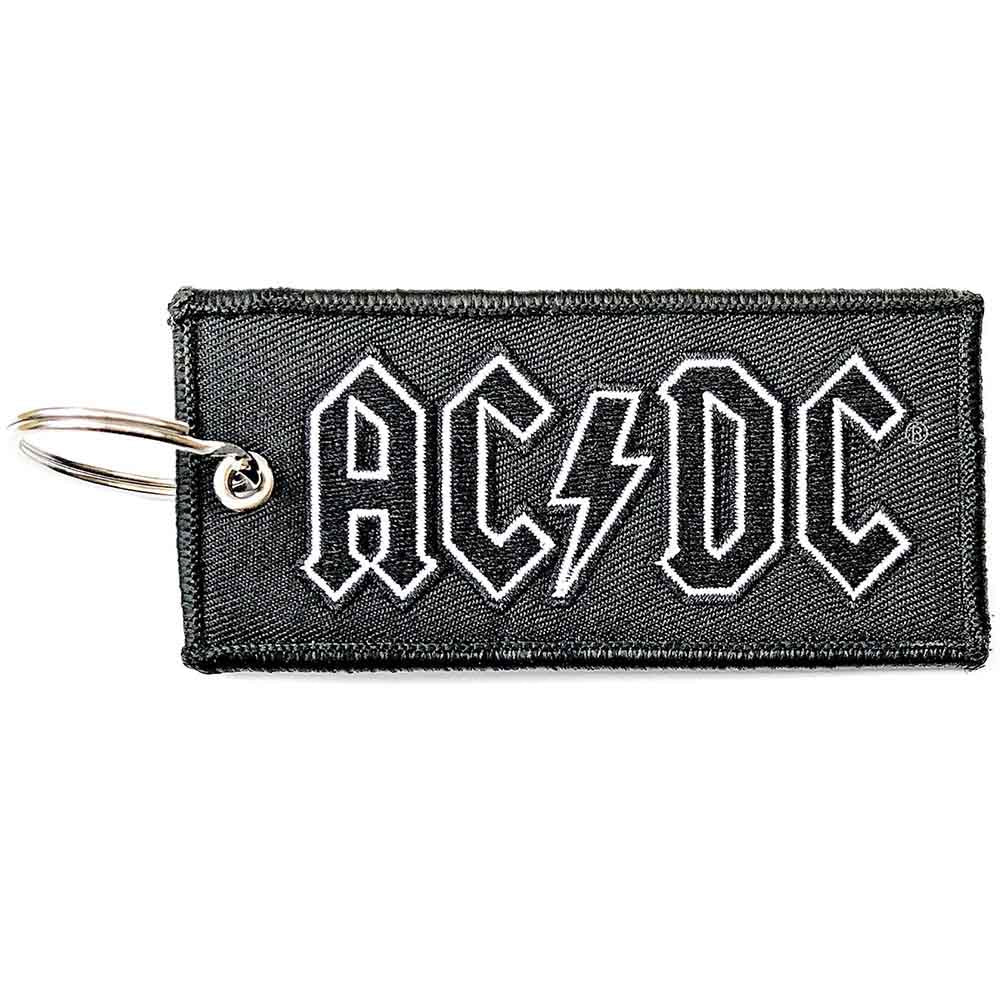 Custom AC/DC Band Logo Patch Keychains - Rock Music Merchandise for Backpacks, Jackets & Gifts for Fans