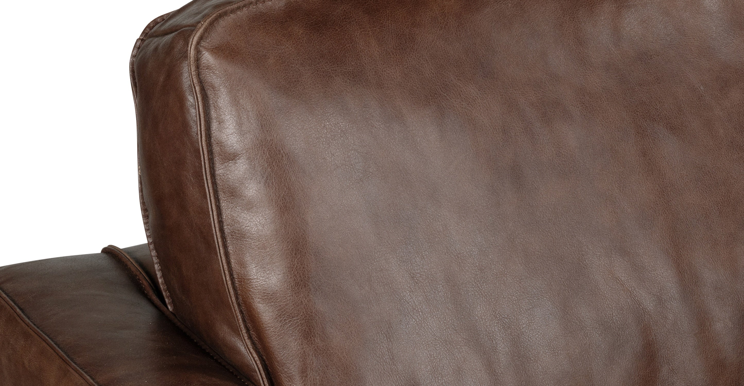 Premium Mateo Genuine Leather Lounge Chair - Modern Comfort for Living Room, Office & Reading Nook - Handcrafted Recliner with Ergonomic Support