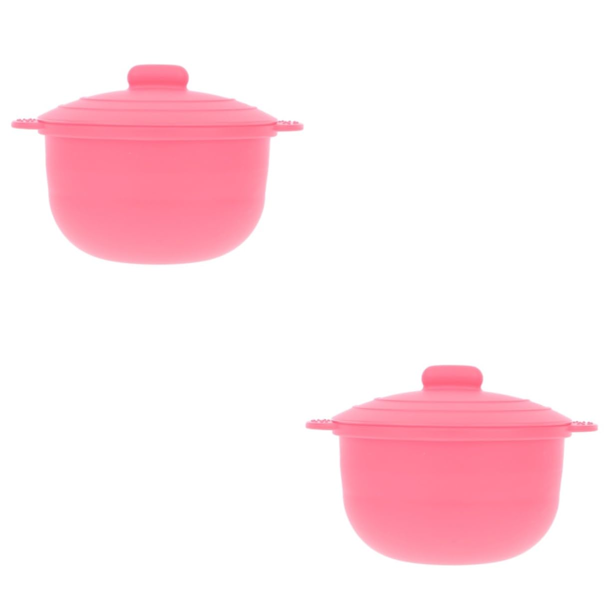 2pcs Portable Silicone Wax Melter Bowl - Travel Wax Heater for Hair Removal & Toiletry Supplies - HONMEET Wax Melting Container for DIY, Salon & Home Use