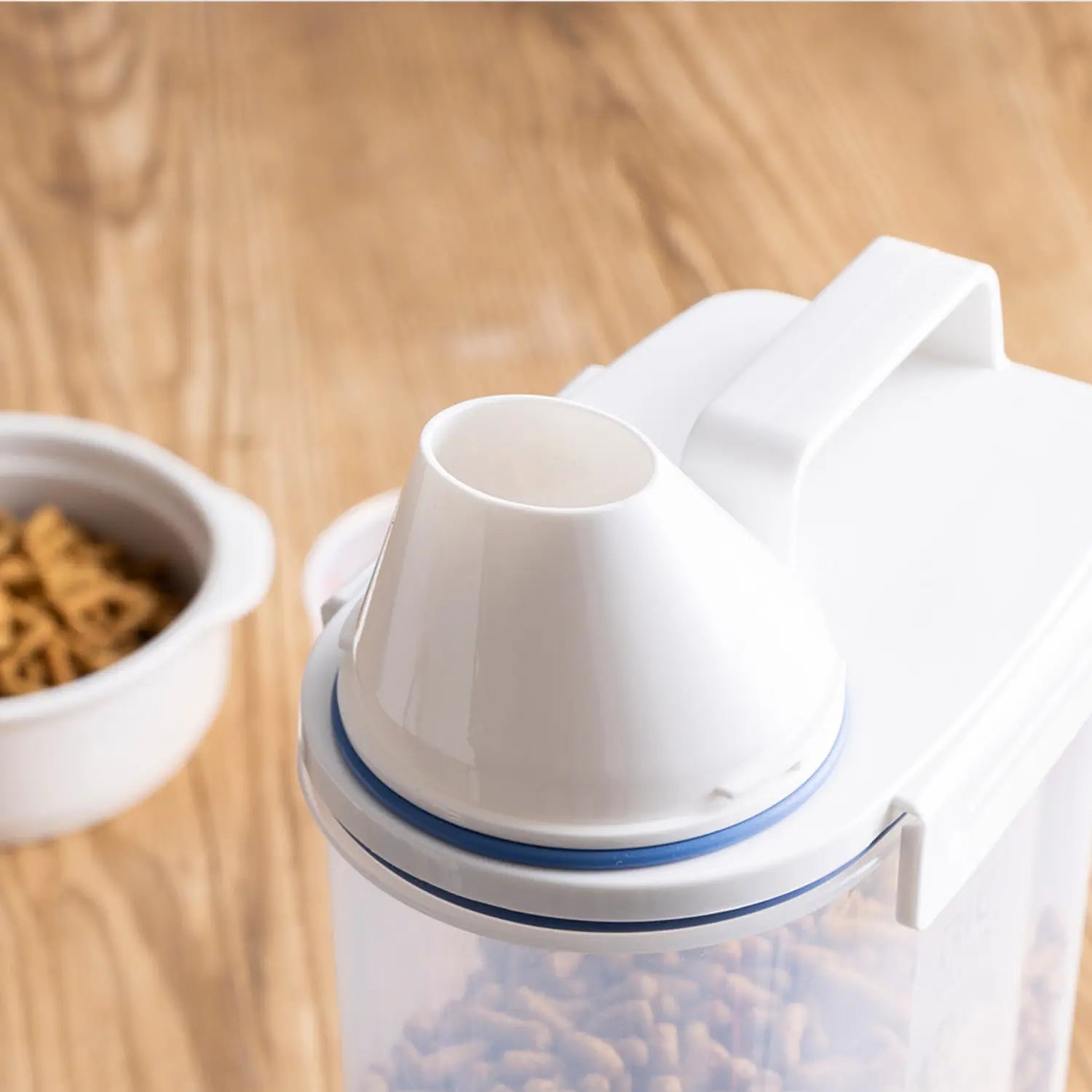 Asvel 5-Pound Airtight Rice Storage Container with Lid - BPA-Free Polypropylene Food Storage for Kitchen, Pantry & Bulk Food Organization - Perfect for Rice, Grains, Flour & Dry Goods
